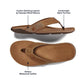 Tuahine Leather Sandal Toffee/Toffee