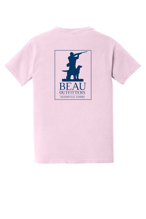 Beau Original Logo SS T-Shirt Blossom/Navy