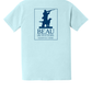 Beau Original Logo SS T-Shirt Chambray/Navy