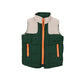 Youth Quilted Camo Vest Green/Khaki