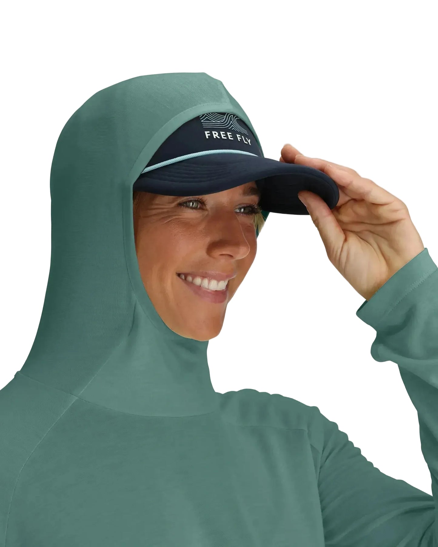 Ws Bamboo Lightweight Hoodie II Sea Pine