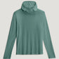 Ws Bamboo Lightweight Hoodie II Sea Pine