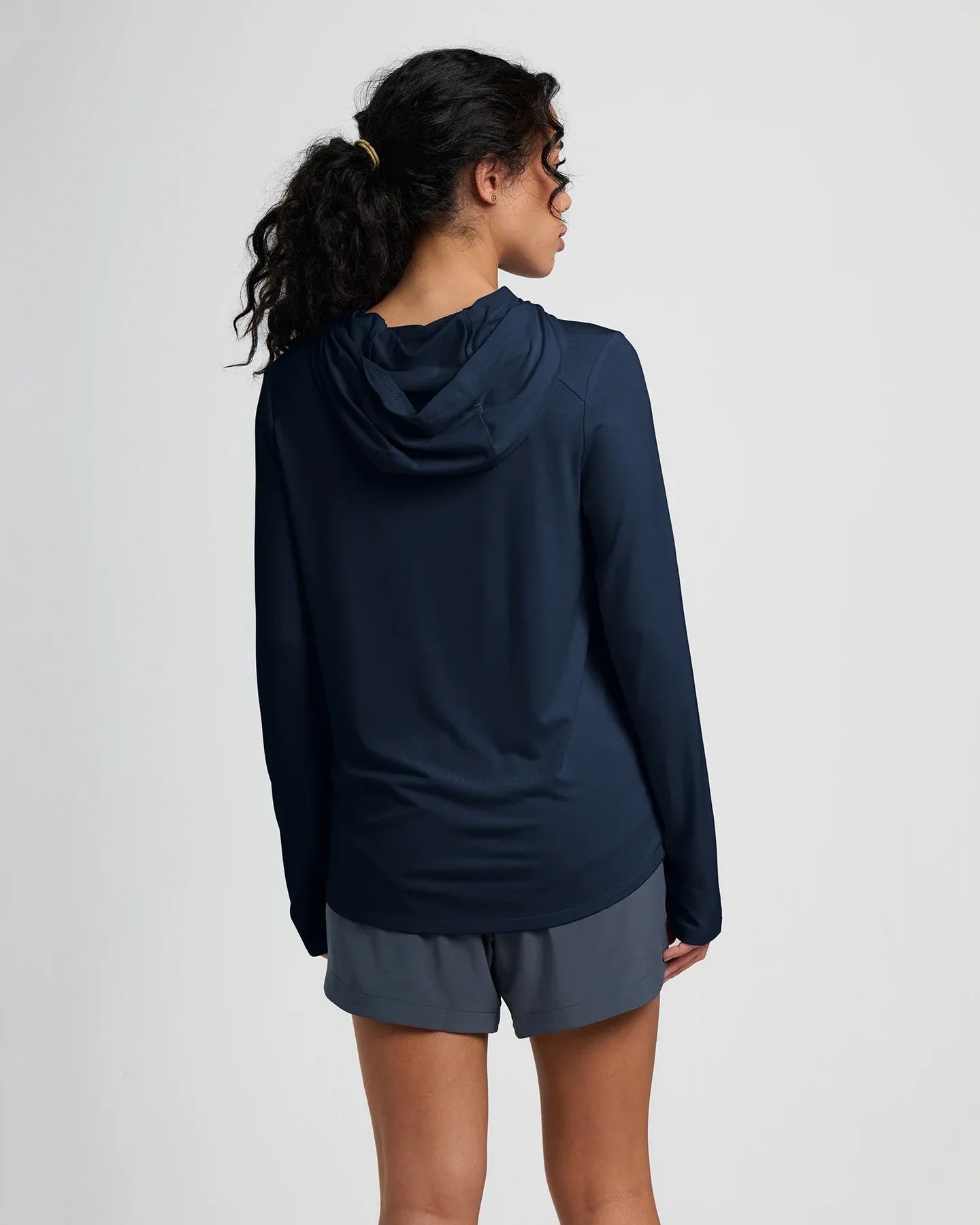 Ws Bamboo Shade Hoodie II Deep Navy
