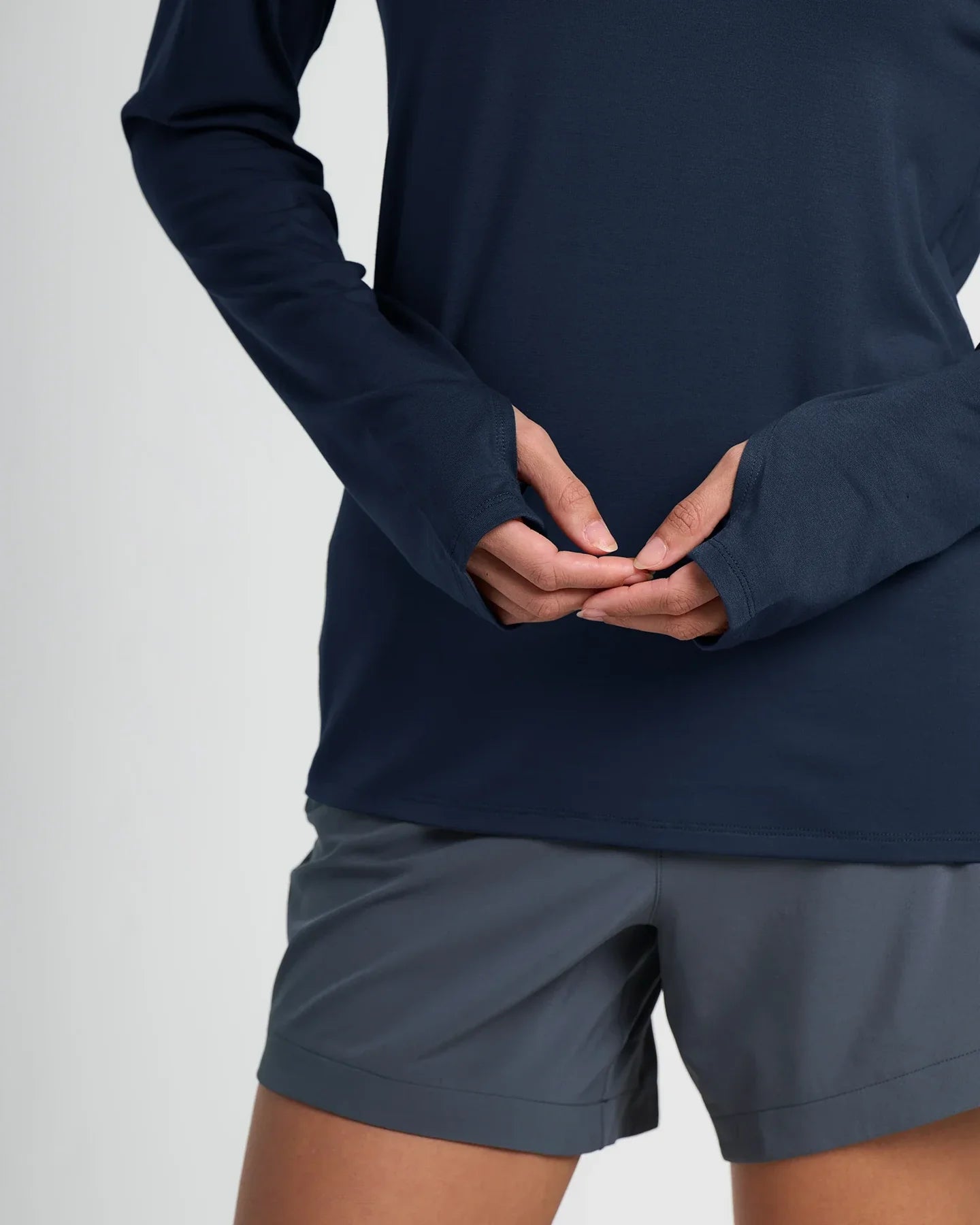 Ws Bamboo Shade Hoodie II Deep Navy