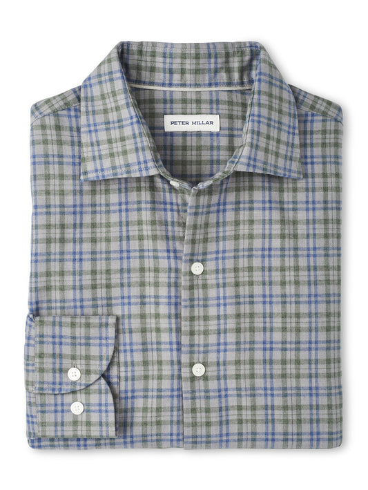 Bar Harbor Flannel Shirt British Grey