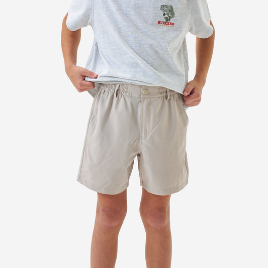 Youth Everyday Perf Short Light Khaki/Old Glory