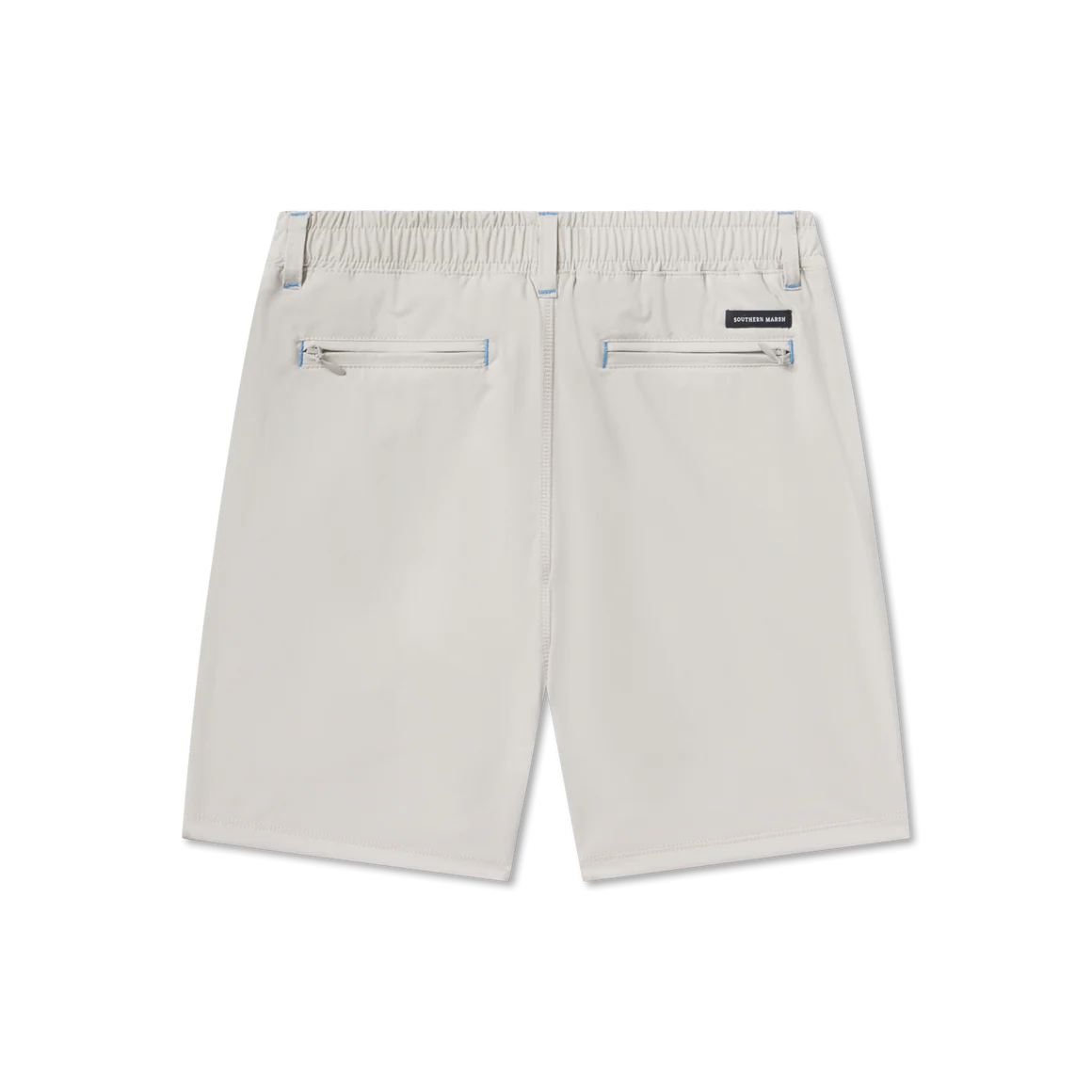 Youth Billfish Lined Perf Shorts Lt Grey