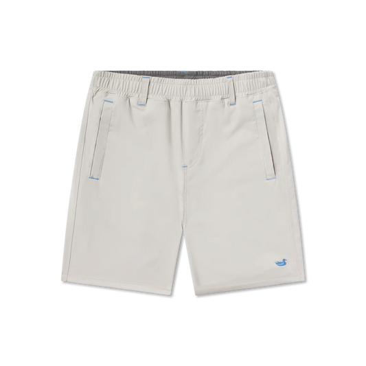 Youth Billfish Lined Perf Shorts Lt Grey