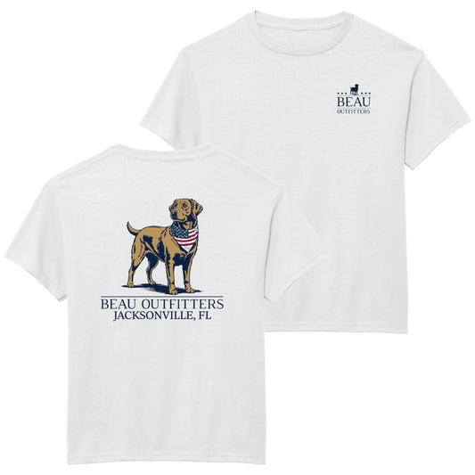 Youth Patriotic Lab SS T-Shirt White