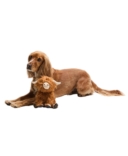 Barbour Dog Toy Highland Cow