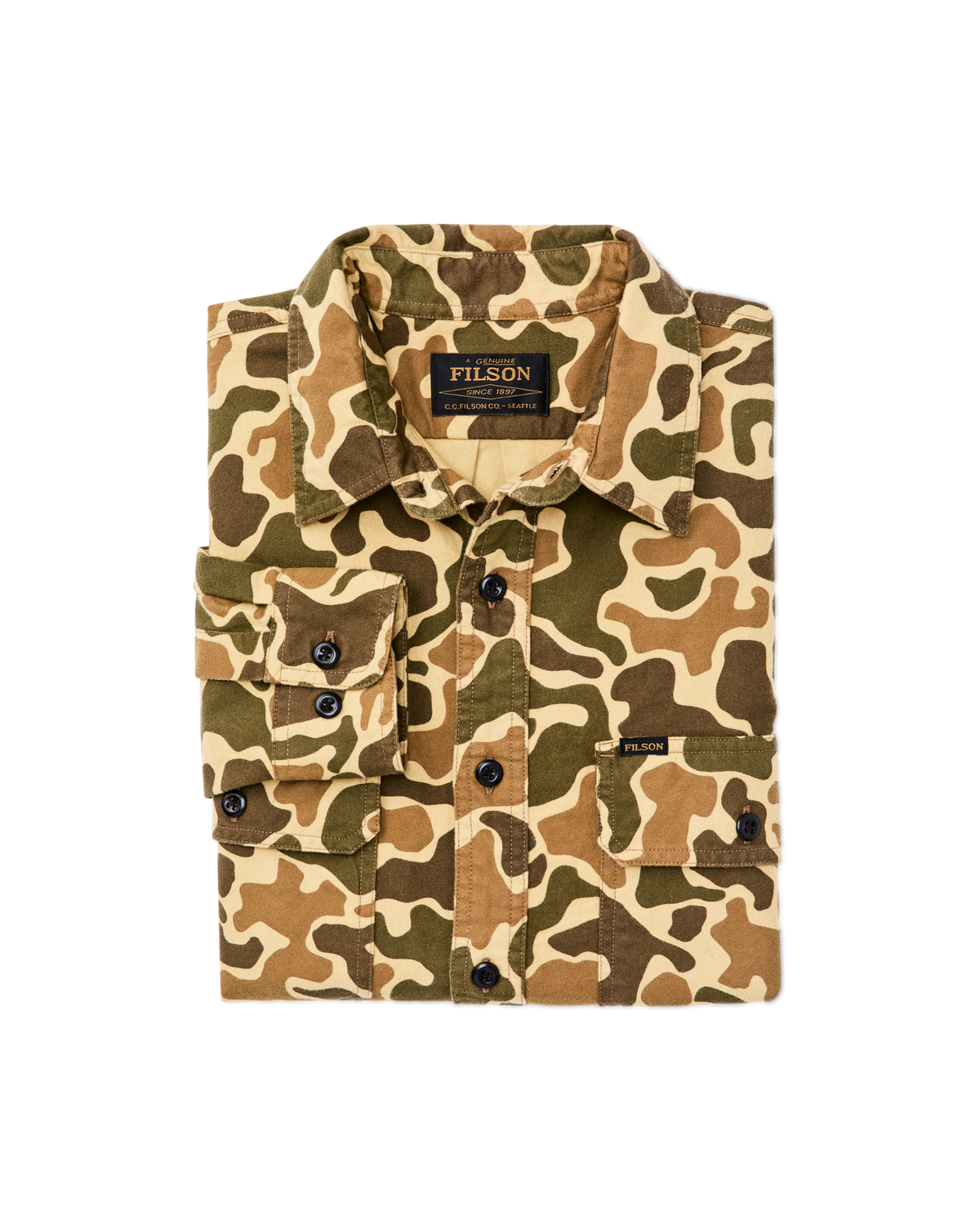 Field Flannel Shirt Buckskin Camo