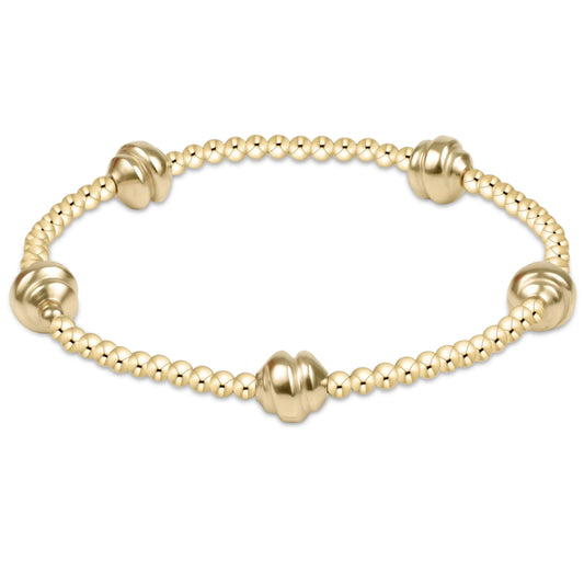 Admire Small Gold 2.5mm Bead Bracelet Gold