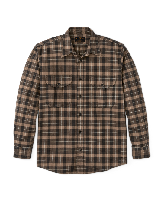 Alaskan Guide Shirt Light Brown/Peat Plaid