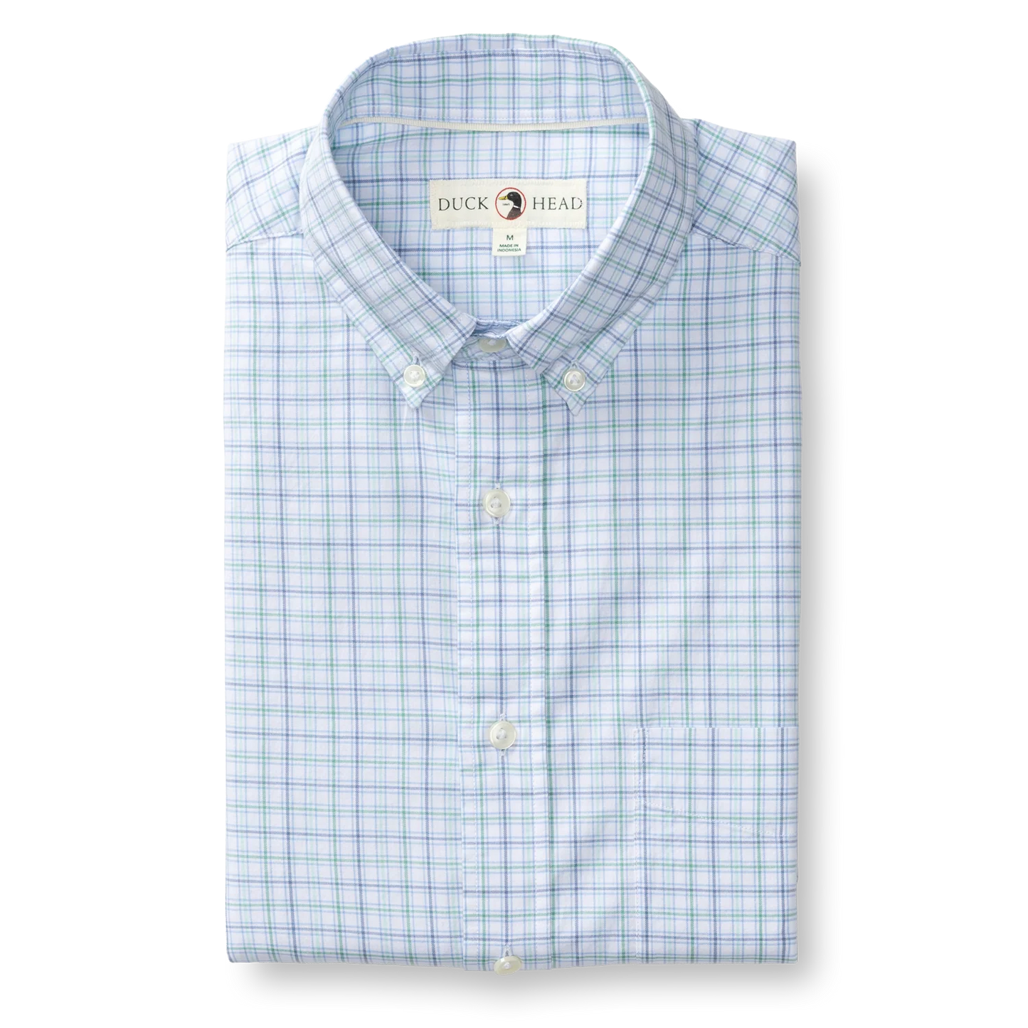 Ashland Plaid Twill Shirt Serenity Blue