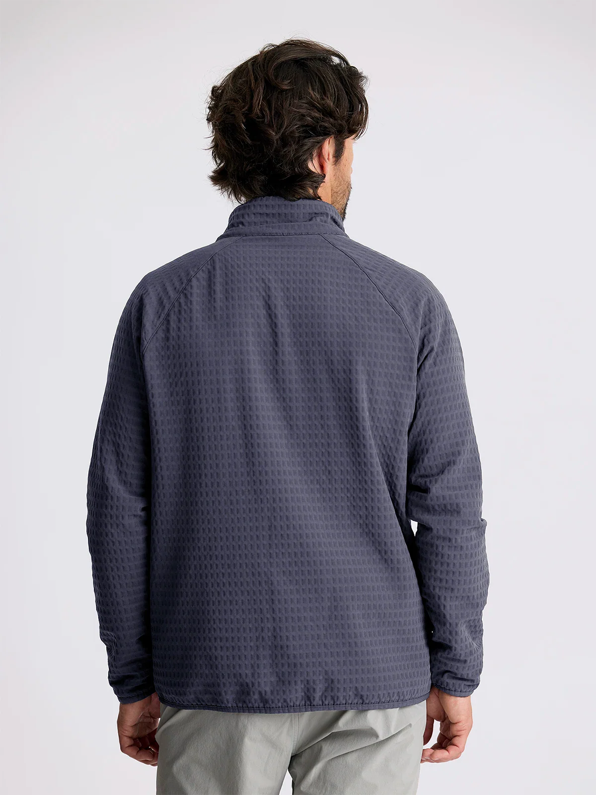 Gridback Fleece Jacket  Storm Cloud