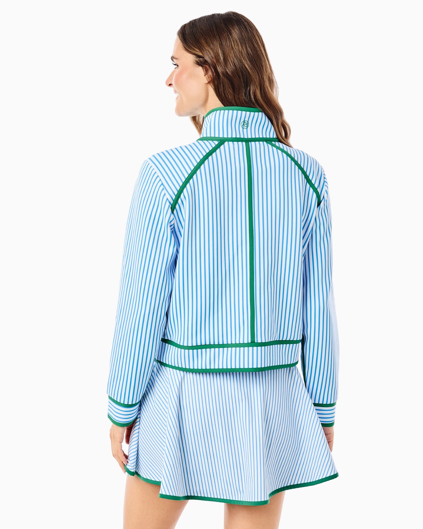 Ws Bainbridge 1/4 Zip Bluejay/Evergreen