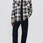 Grasmoor Checked Relaxed Fit Shirt Navy
