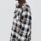 Grasmoor Checked Relaxed Fit Shirt Navy