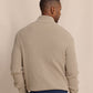 Bass Creek Quarter Button Sweater Sandstone Khaki