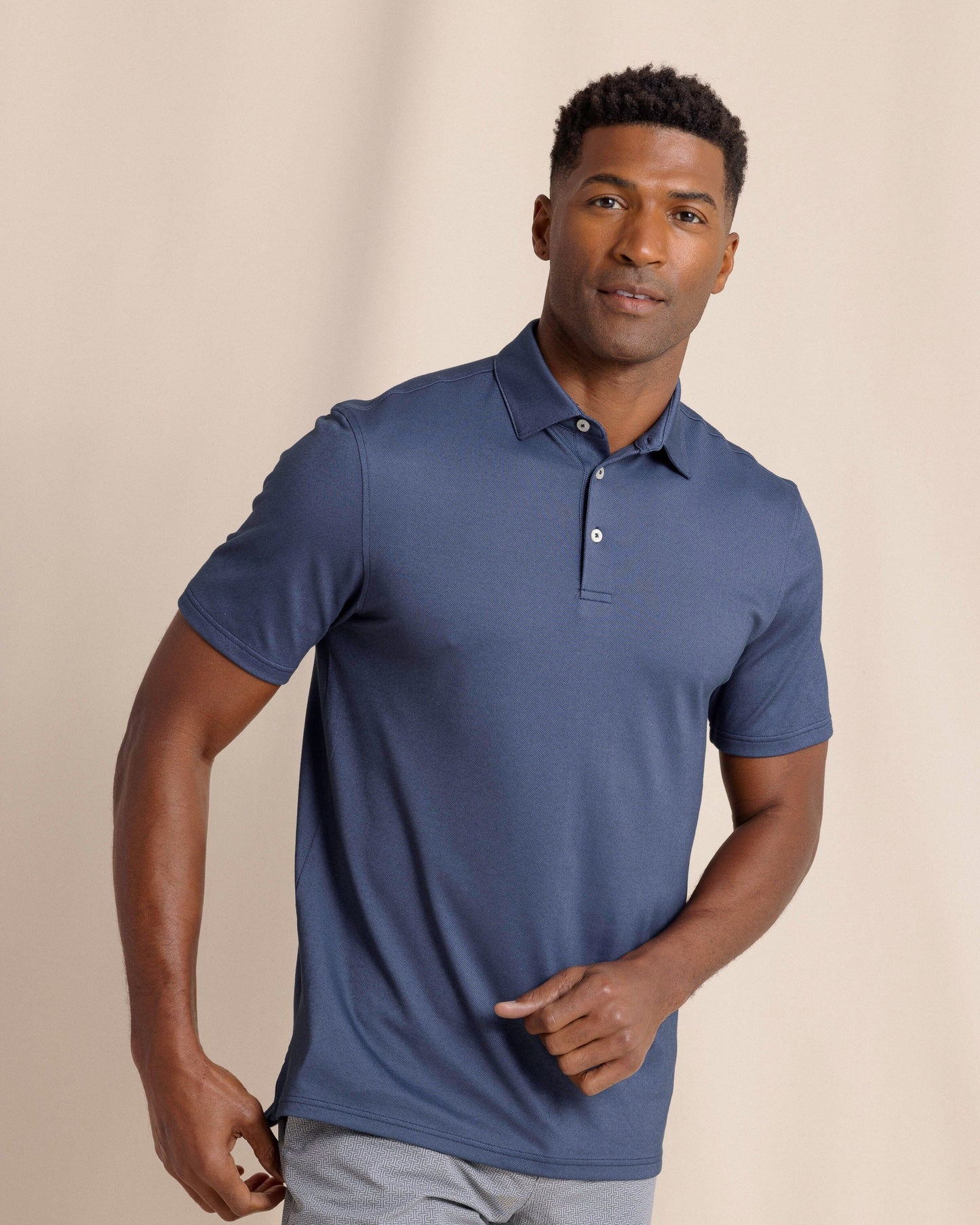 Belfair Performance Polo Light Indigo