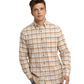 Botany Bay Plaid Shirt Sand White - Beau Outfitters