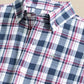 Youth Breakwater Plaid Sport Shirt Dress Blue