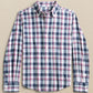 Youth Breakwater Plaid Sport Shirt Dress Blue