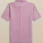 Boys Driver Meadowbrook Stripe Polo Coral Beach
