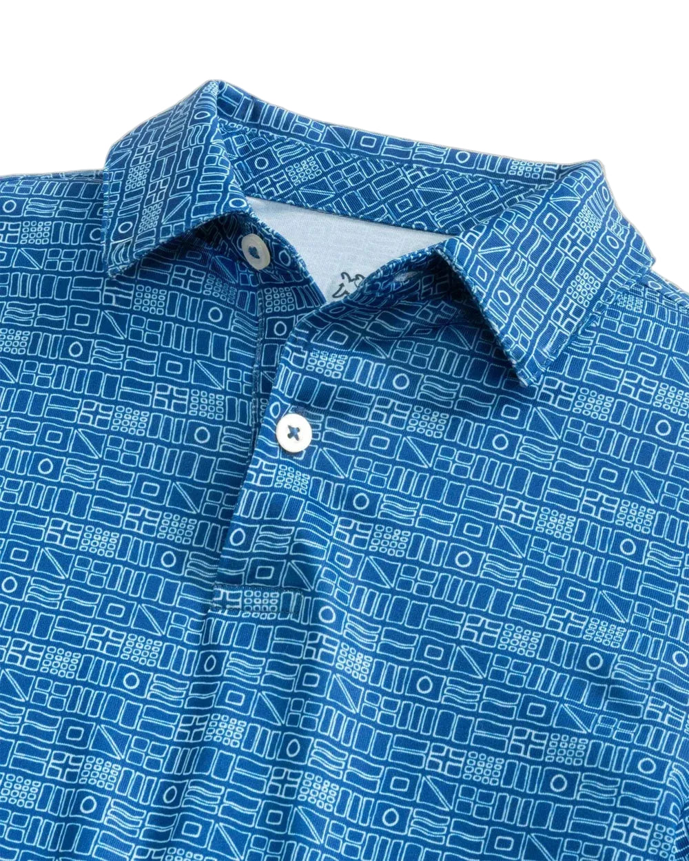 Youth Driver Nautical Flags Polo Nautical Blue