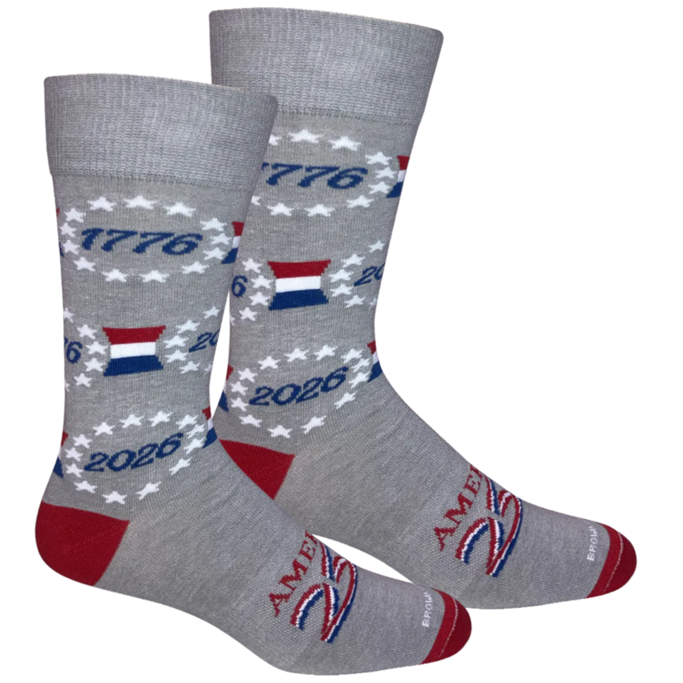 A250 Betsy Dates Crew Sock Lt Grey L (8.5-12)