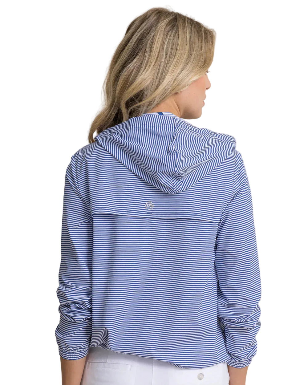 Ws Calie Skip Stripe Pullover Nautical Blue