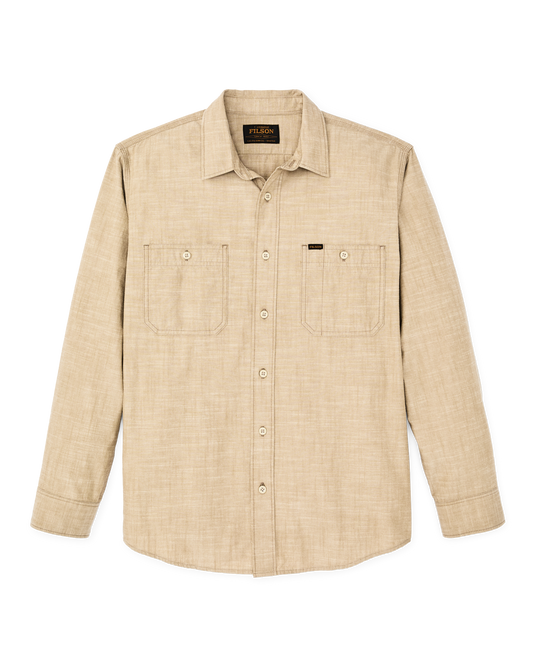 Chambray CPO Shirt Tan