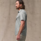 Washed SS Feather Cloth Shirt Khaki Print