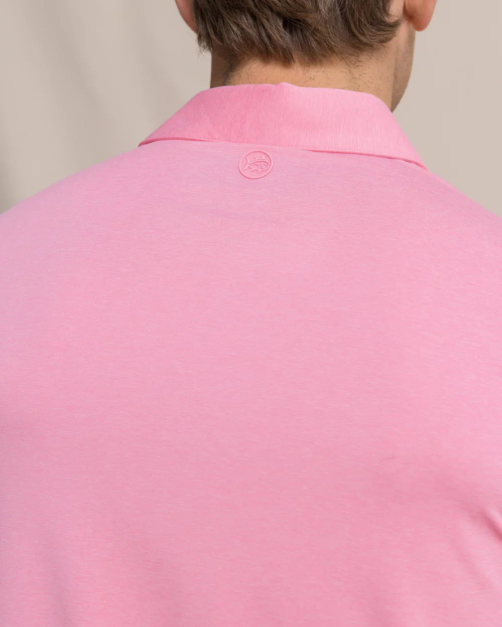 Coastal Breeze Perf Polo Heather Sea Pink