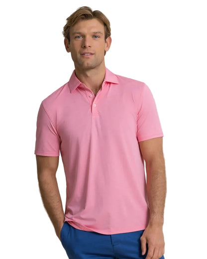 Coastal Breeze Perf Polo Heather Sea Pink