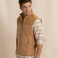 Coligny Quilted Vest Hazelnut Khaki - Beau Outfitters