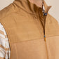 Coligny Quilted Vest Hazelnut Khaki - Beau Outfitters