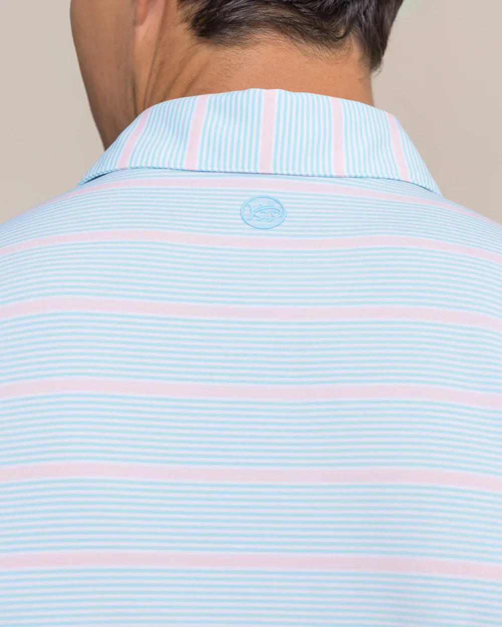 Core Sound Stripe CB Polo Tropical Breeze Blue