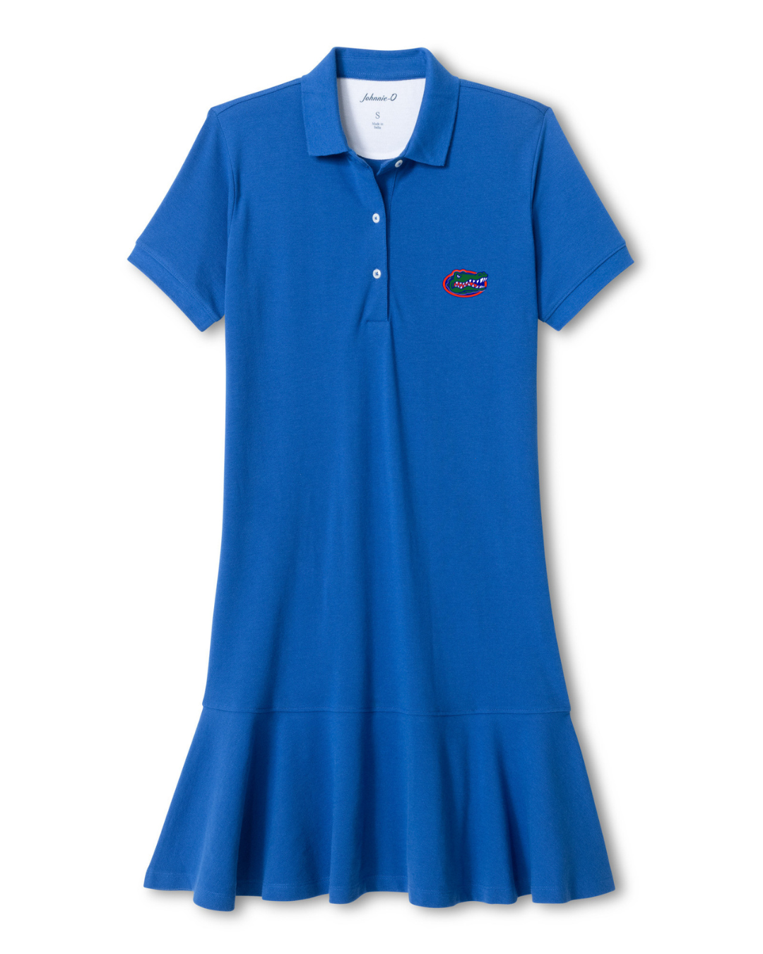 Ws UF Gator Logo Janie Pique Dress Royal