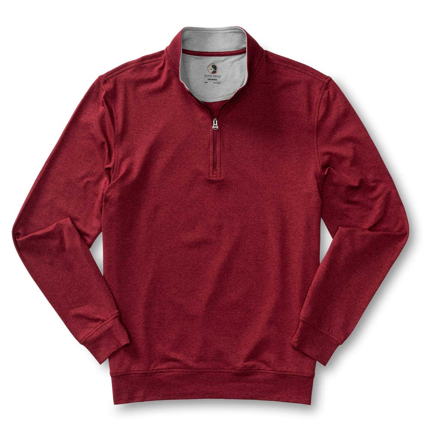 Long Drive Performance 1/4 Zip Deep Red