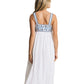 Ws Erilyn Embroidered Midi Dress Classic Wht