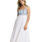 Ws Erilyn Embroidered Midi Dress Classic Wht