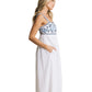 Ws Erilyn Embroidered Midi Dress Classic Wht