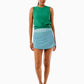Ws Everyday Skort Evergreen/Violet Stripe