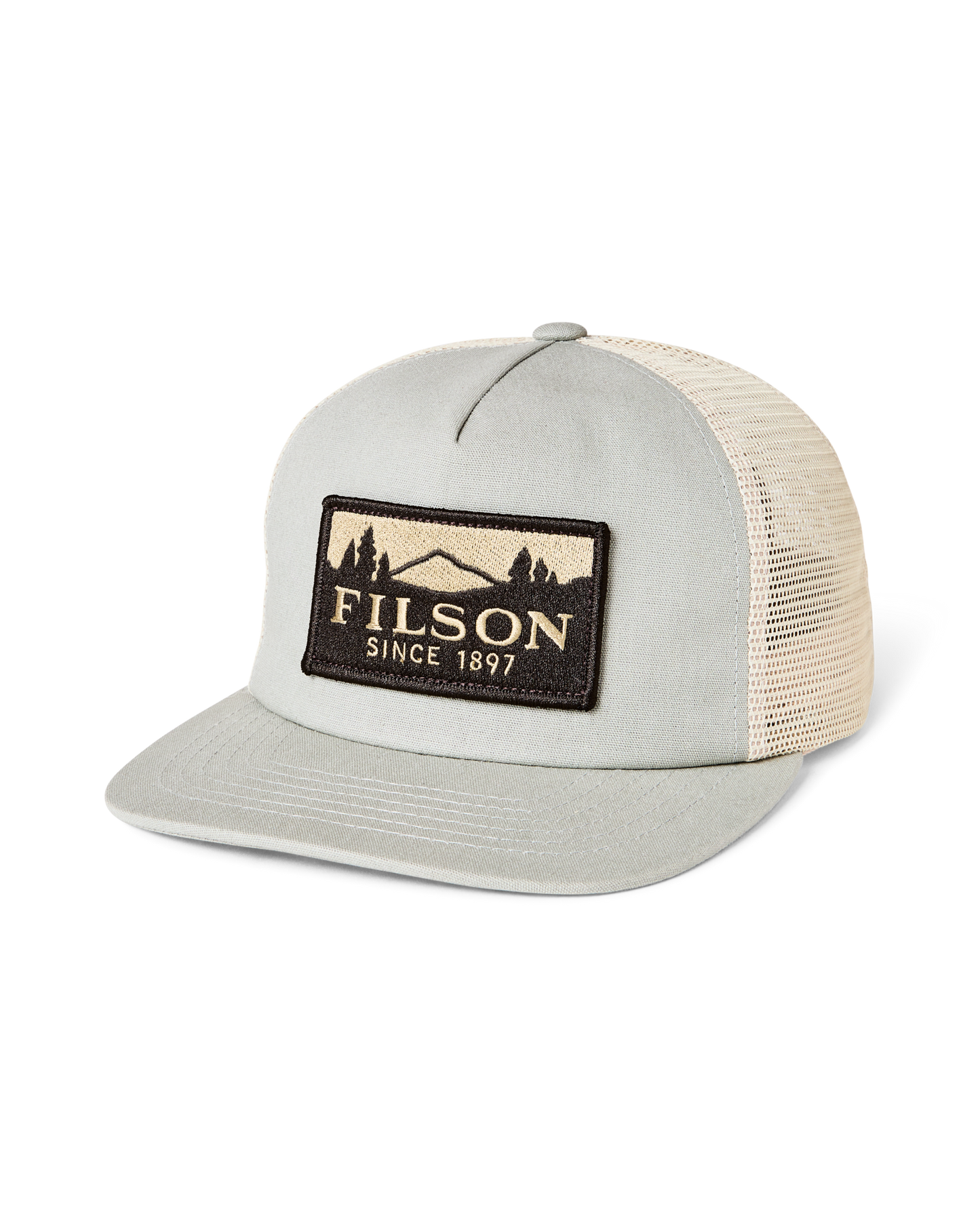 Scenic Patch Trucker Mesh Cap Sage Khaki