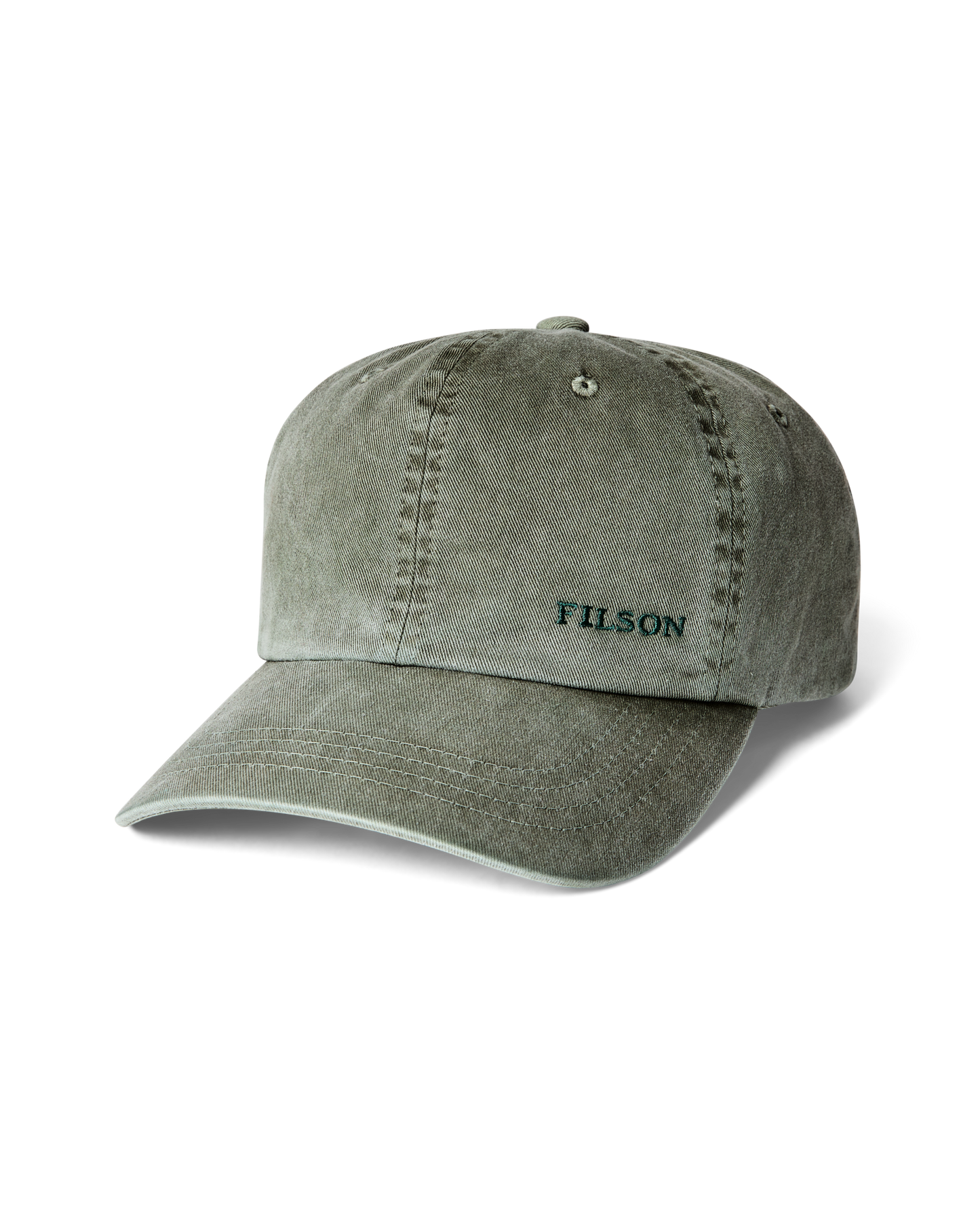 Washed Low-Profile Logger Cap Olive