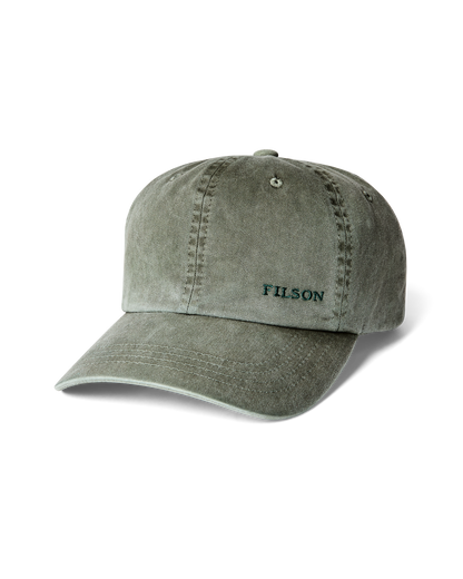Washed Low-Profile Logger Cap Olive