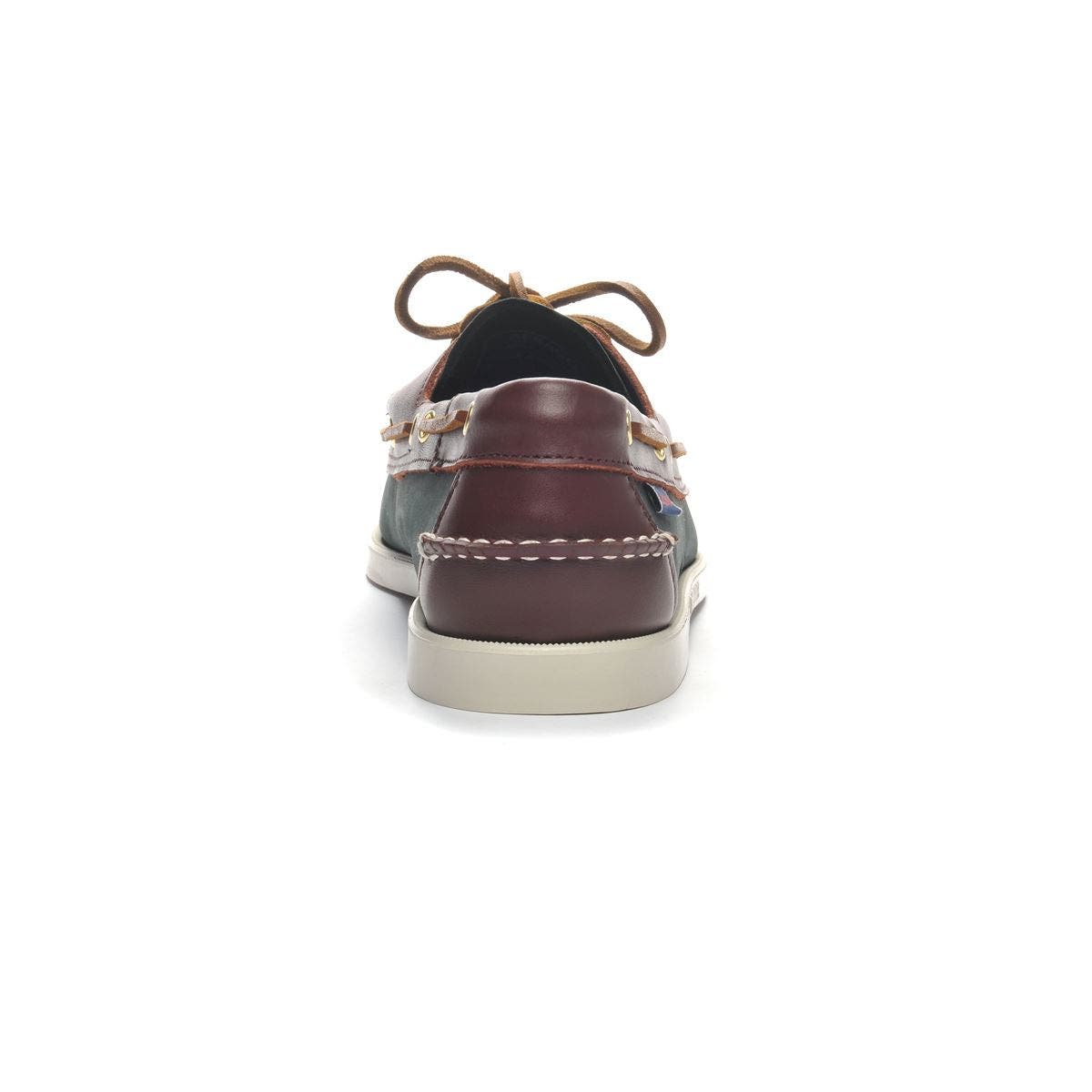 Portland Spinnaker Nubuck Boat Shoe Green/Dk Brown