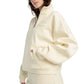 Ws The FD Heart Half Zip Sweatshirt Gardenia Lt Sage