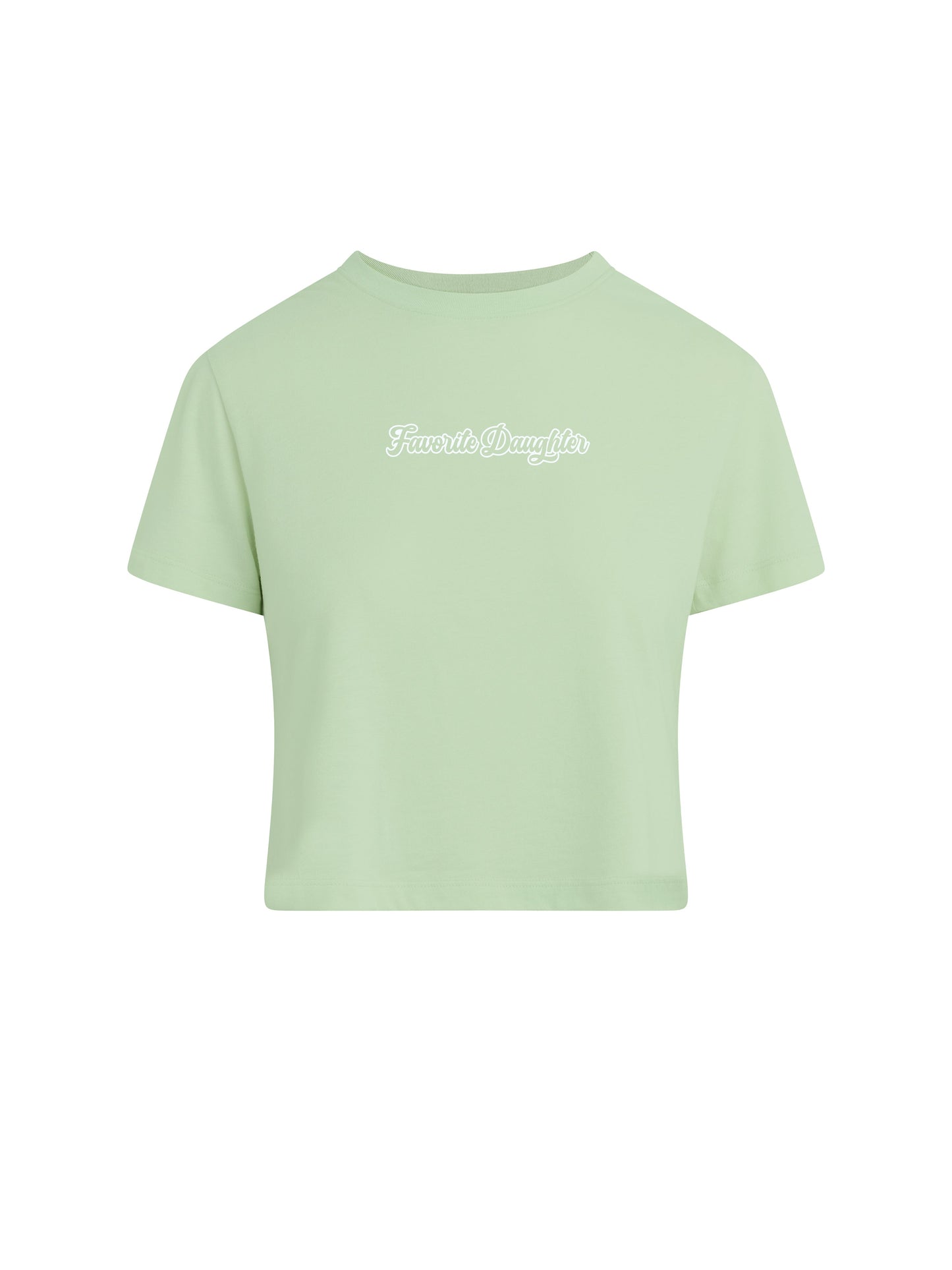 Ws FD Cropped Varsity Tee Mint